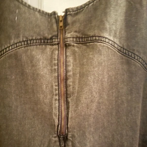 NATURAL LIFE Gray Denim Tank Dress - Picture 3 of 5